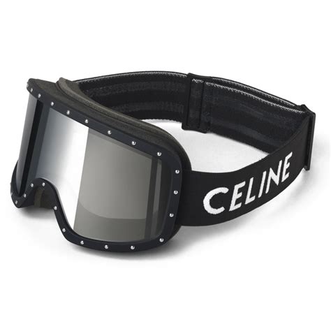 celine ski mask|celine mirrored lens mask.